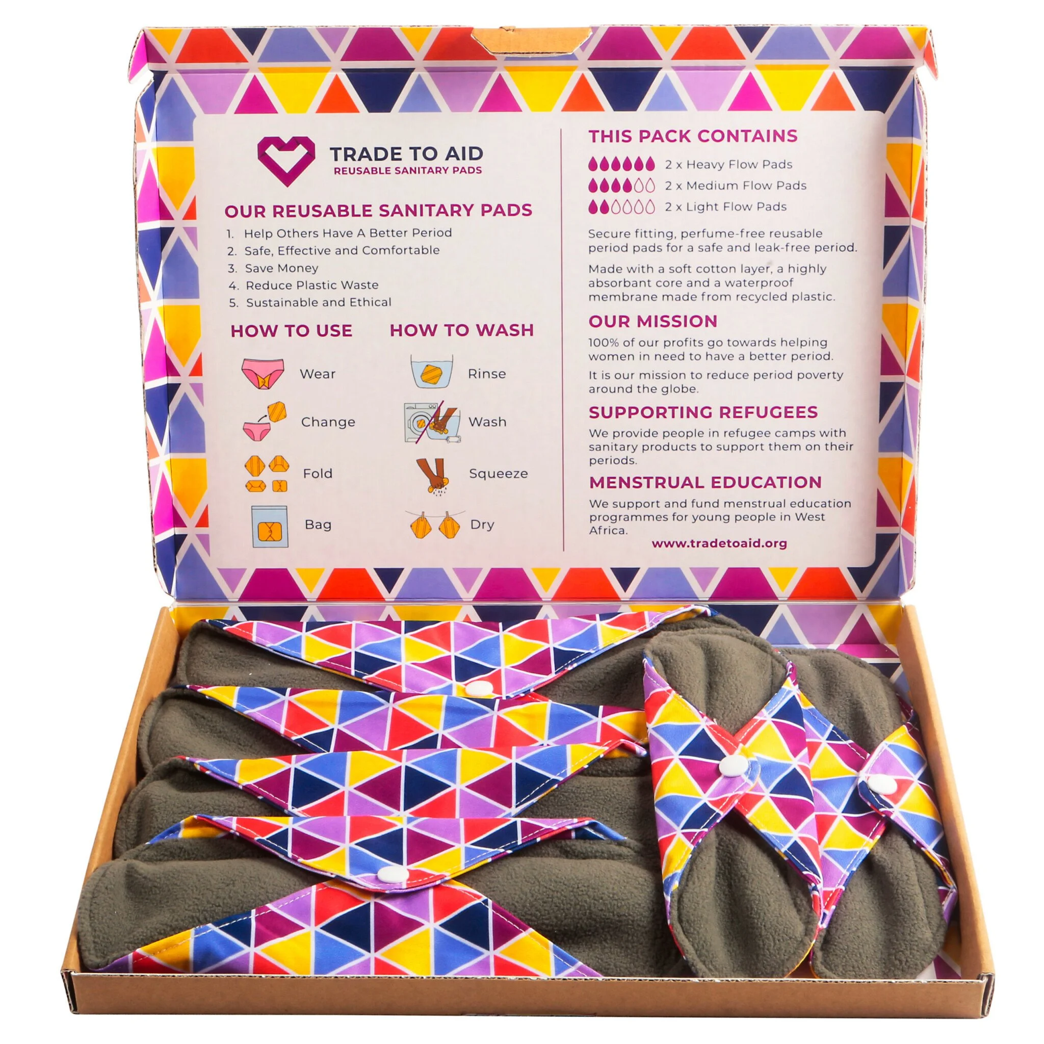 Trade To Aid - Reusable Sanitary Pads