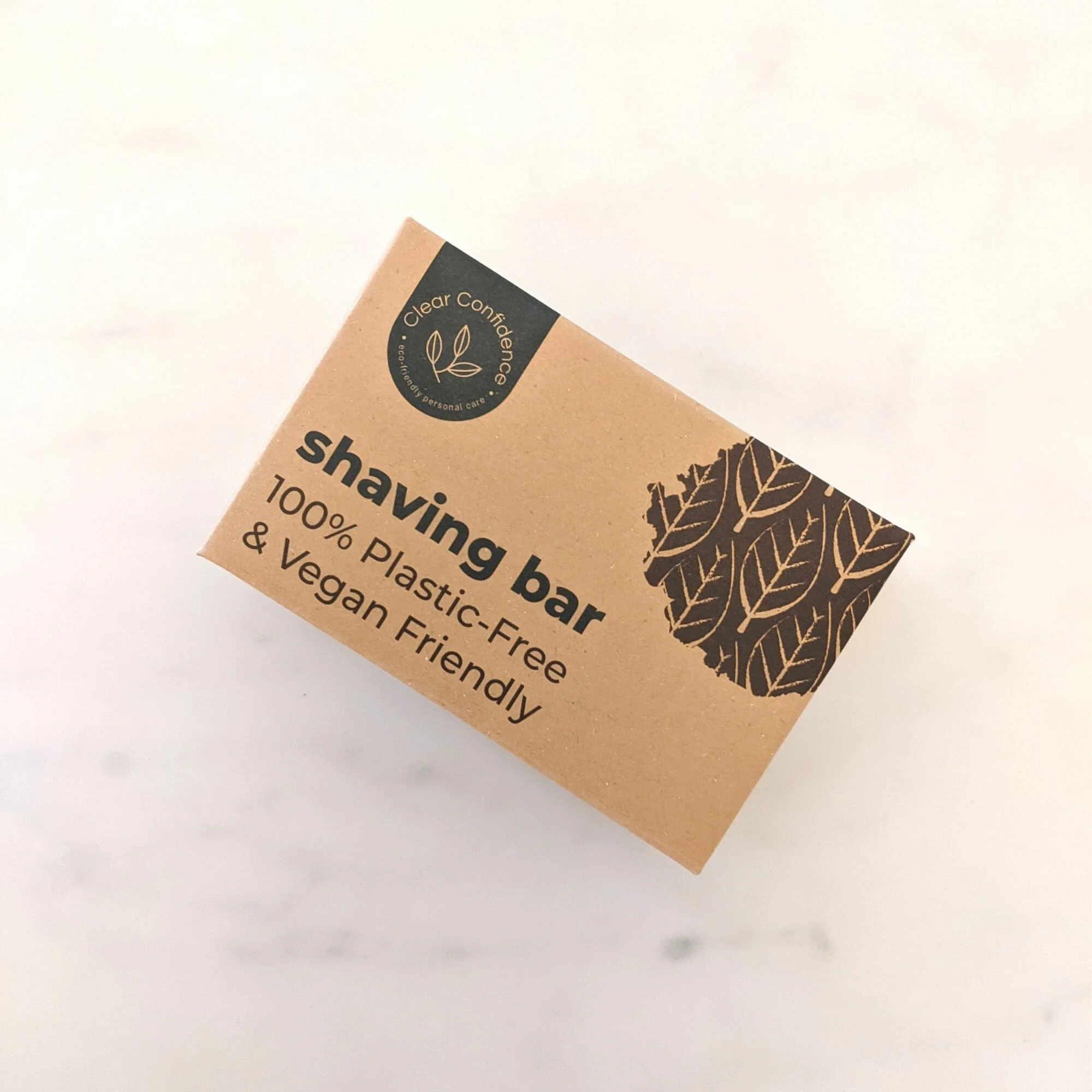 Lavender Vegan Shaving Soap Bar - Plastic-Free