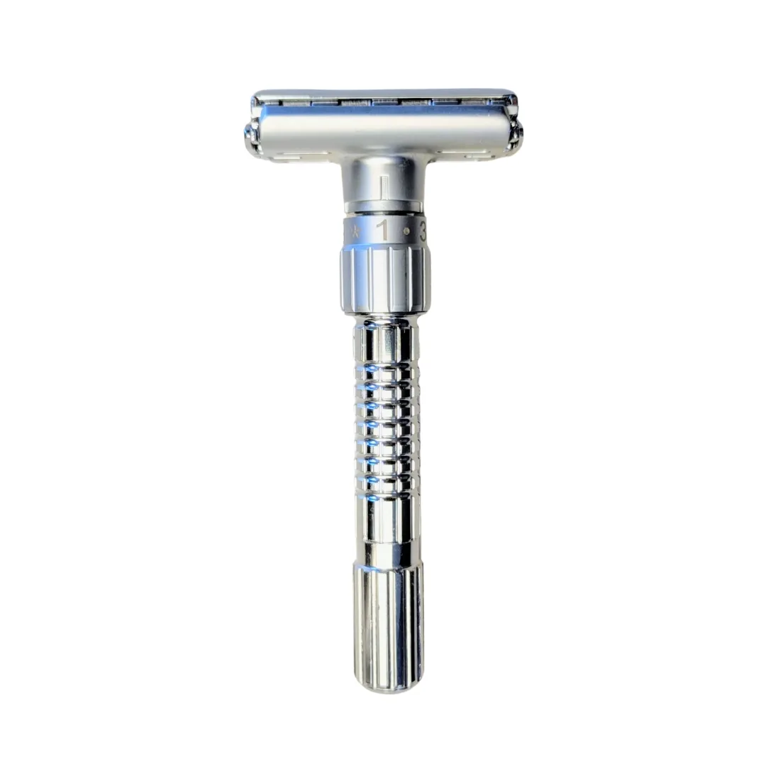 Plastic-Free Safety Razor - Adjustable