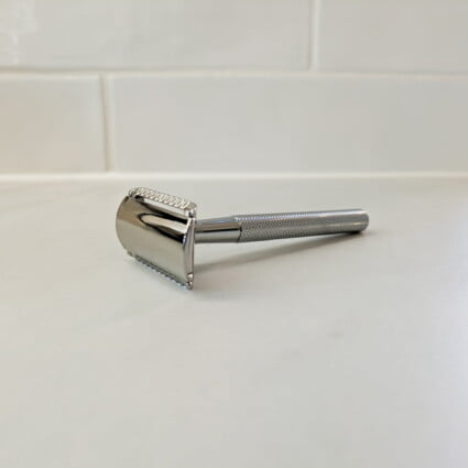 Plastic-Free Safety Razor - Chrome - Image 5